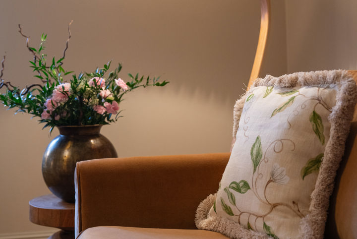 Vackra detaljer i sovrummet