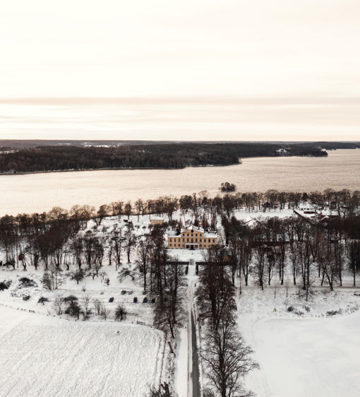 Herrgården en vinterdag