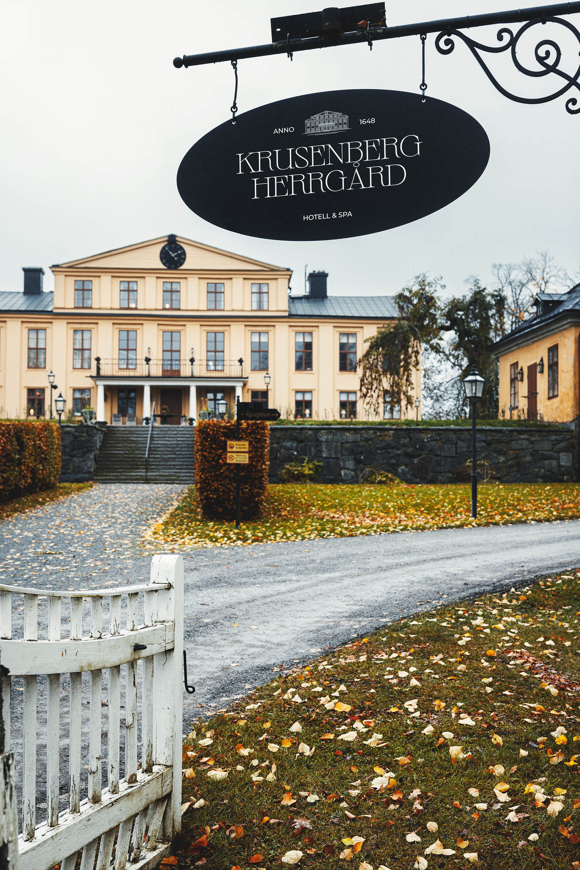 Uppfarten till Krusenberg Herrgård