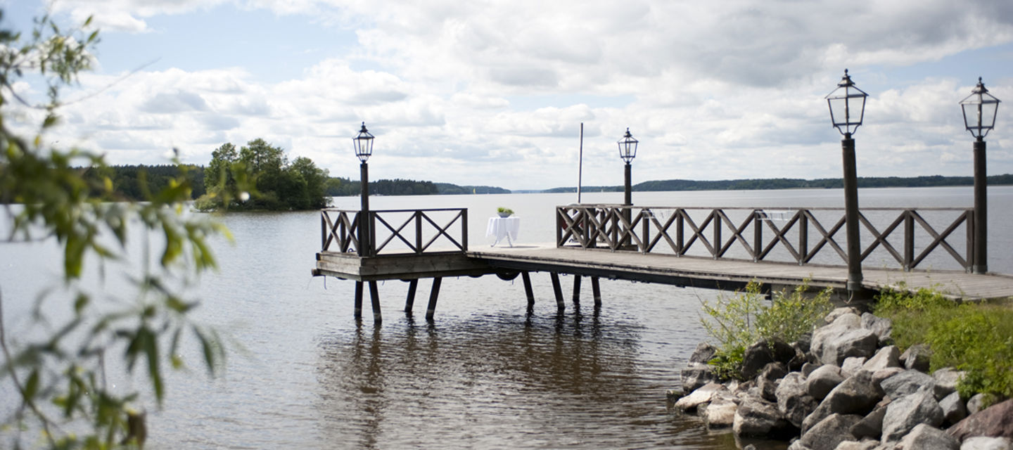 Herrgårdens privata brygga