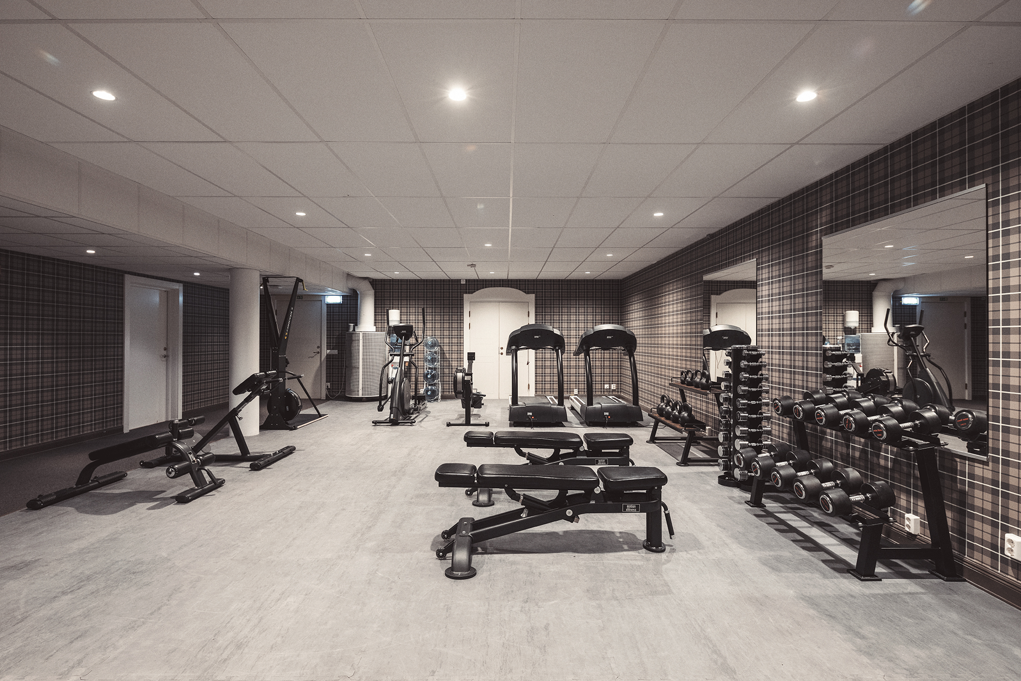 Rymligt och stort gym