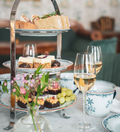 Klassisk Afternoon Tea med bubbel