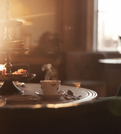 Afternoon tea i herrgårdens salonger