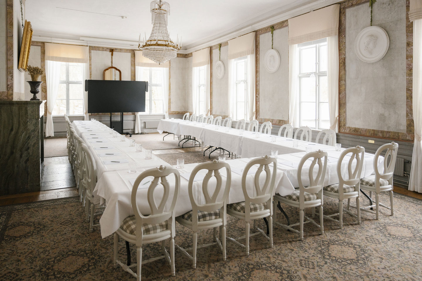 Konferenslokal med historisk känsla